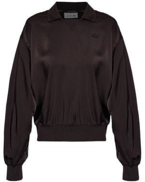 Lacoste Long-Sleeved Polo Shirt - Black