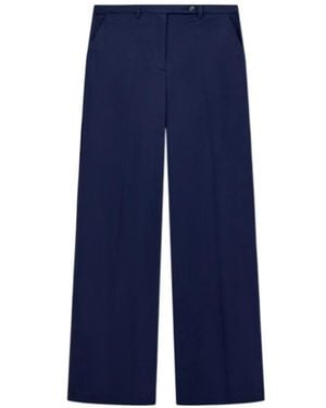 Emporio Armani Wide-Leg Trousers - Blue