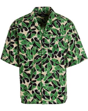 DSquared² All-Over Printed Short-Sleeved Shirt - Green