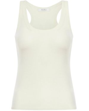 Max Mara Cashmere Tank Top - White