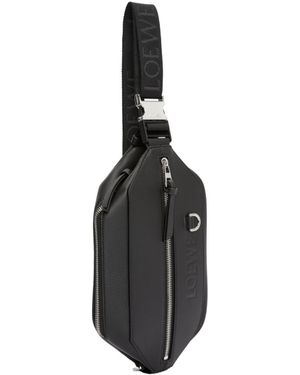 Loewe Convertible Chest Bag - Black