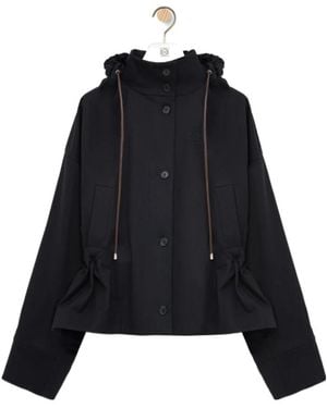 Loewe Hooded Jacket - Black