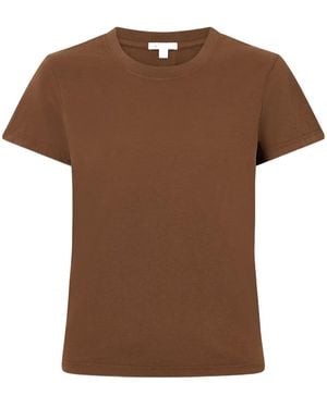 James Perse Vintage Boy Cotton T-Shirt - Brown