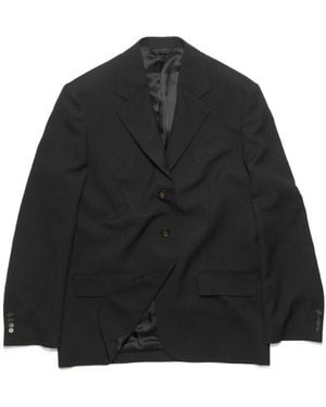 Acne Studios Relaxed Fit Button-Up Blazer - Black