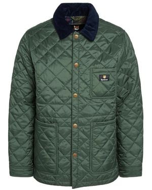 Barbour X Mk Kenning Logo-Patch Padded Jacket - Green