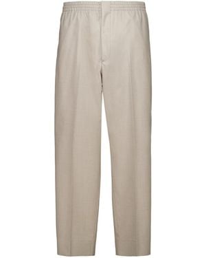 Bottega Veneta Elastic Waist Casual Trousers - Grey