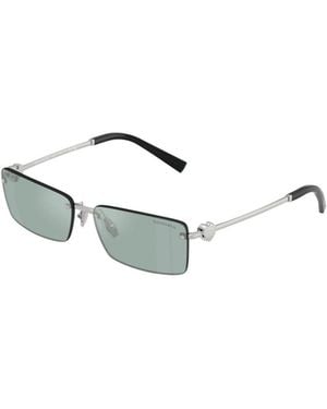 Tiffany & Co. Rectangular Sunglasses - Metallic