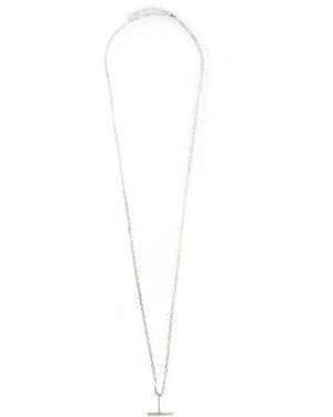 Tom Ford T-Bar-Pendant Chain Necklace - Black