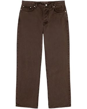 Stussy Straight-Leg Jeans - Brown
