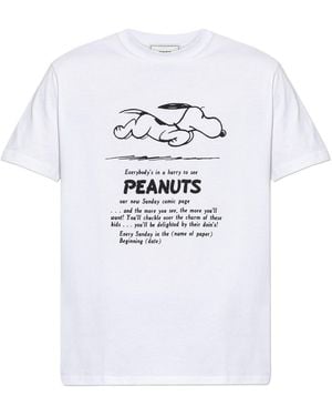 Iceberg Peanuts Printed Crewneck T-Shirt - White