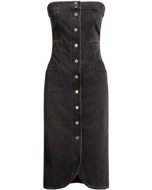 Isabel Marant Slim-Fit Denim Dress - Black