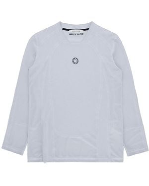 1017 ALYX 9SM 1017 9Sm Logo Embroidered Crewneck T-Shirt - White