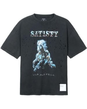 Satisfy Printed T-Shirt - Black