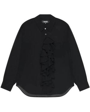 Comme des Garçons Ruffled Shirt - Black