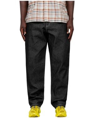 Awake Couture Belt Loop Denim Pants - Black