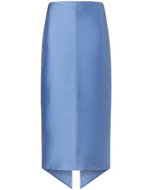 Lanvin V-Shaped Skirt - Blue