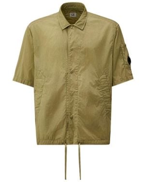 C.P. Company Chrome-R Drawstring Shirt - Green