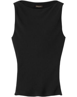 Loro Piana Mackenzie Top - Black