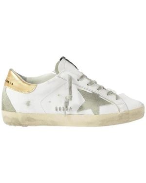 Golden Goose Imitation Of Old Low-Top Leisure Trainers - White