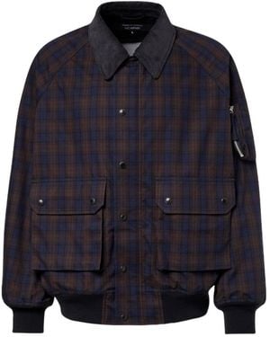 Comme des Garçons Long-Sleeved Casual Jacket - Blue
