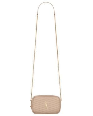 Saint Laurent Lou Mini Bag - White