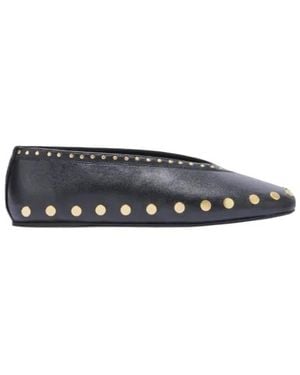 Ganni Jenny Studded Ballet Flats - Multicolour