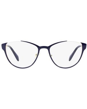 Miu Miu Half Frame Glasses - White