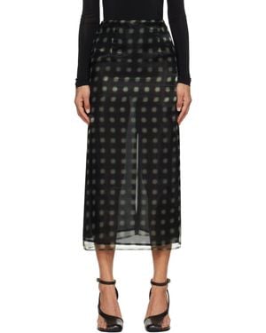 16Arlington Dia Midi Skirt - Black