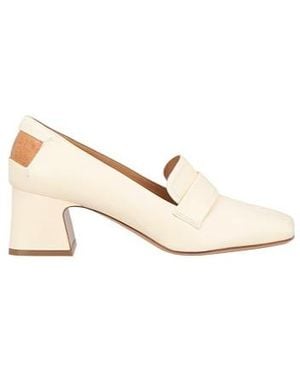 Maison Margiela Leather Loafers - Natural