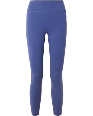 On Shoes Performance 7/8 Recycled-Jersey Leggings - Blue