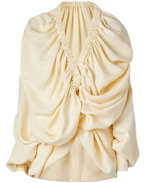 Sharon Wauchob Blend Wrap Top - Natural