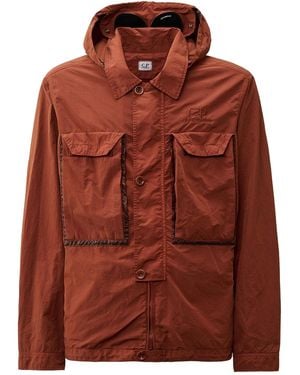 C.P. Company Flatt Goggle Overshirt - Brown