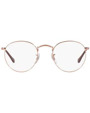 Ray-Ban Round Frame Glasses - White