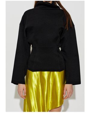 Alaïa Alaia Batwing Jumper in White | Lyst