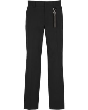 Lanvin Straight Fit Trousers - Black