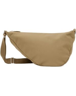The Row Slouchy Banana Crossbody Bag - Natural