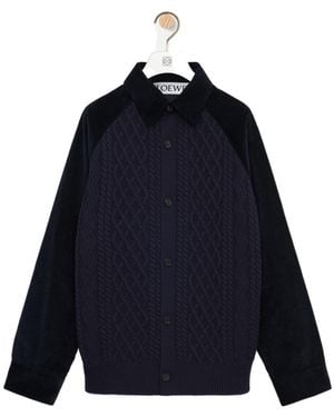 Loewe Hybrid Overshirt - Blue