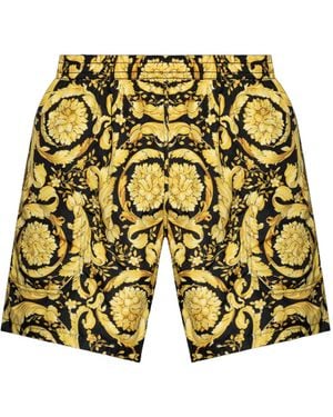 Versace Barocco Swim Shorts - Yellow