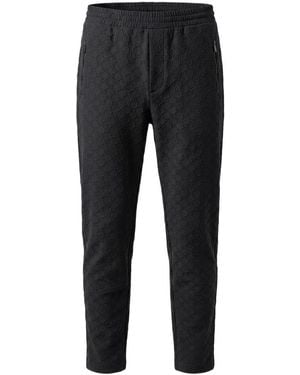 Gucci Gg Jersey Jacquard Sportswear Pants - Black