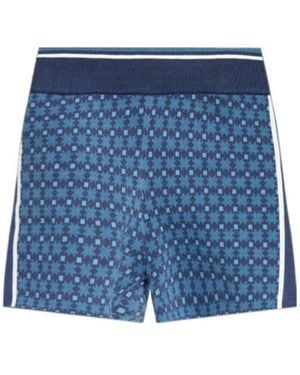 The Upside Lumiere Patterned Shorts - Blue