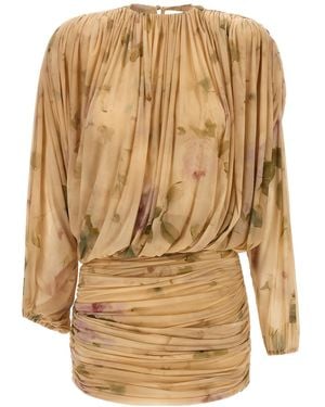 Magda Butrym Turtleneck Dress - Natural