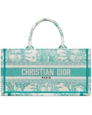 Dior Iviera East-West Book Tote - Green