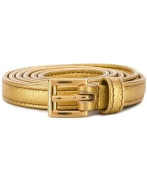 Prada Buckle Belt - Metallic