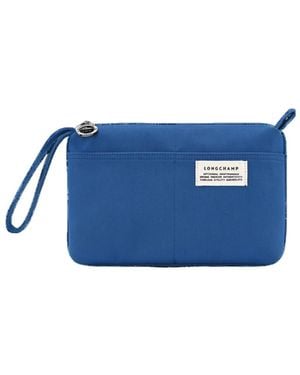 Longchamp Le Pliage Clutch Bag - Blue