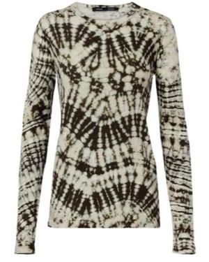 Proenza Schouler Mia Tie-Dye Cotton Jersey Top - Multicolour
