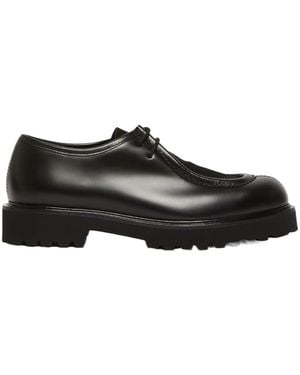 Max Mara Track Lace-Up Shoes - Black