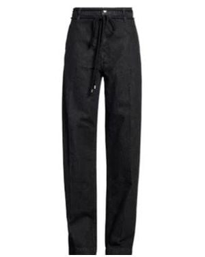 Sportmax Denim Tapered Pants - Black