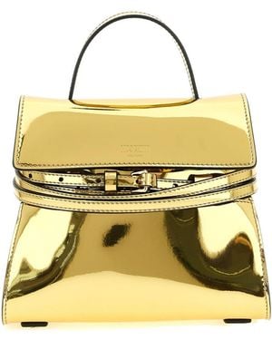 Moschino Tie Me Handbag - Metallic