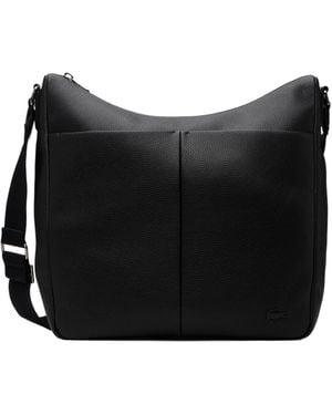 Lacoste Large Magnus Shoulder Bag - Black