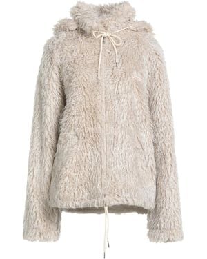 Marni Hooded Teddy Jacket - White